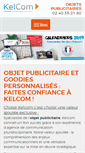 Mobile Screenshot of objets-publicitaires-pro.com