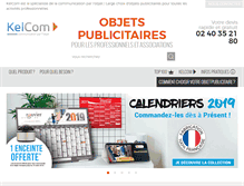 Tablet Screenshot of objets-publicitaires-pro.com